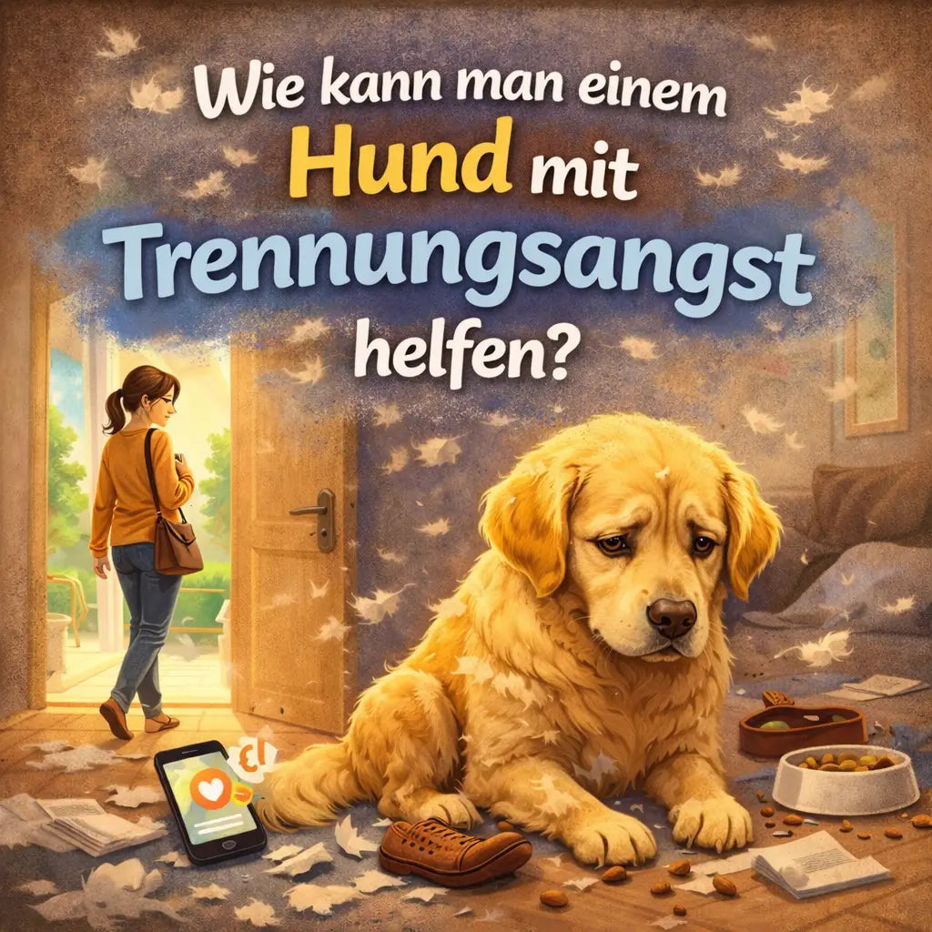 Wie kann man einem Hund mit Trennungsangst helfen?