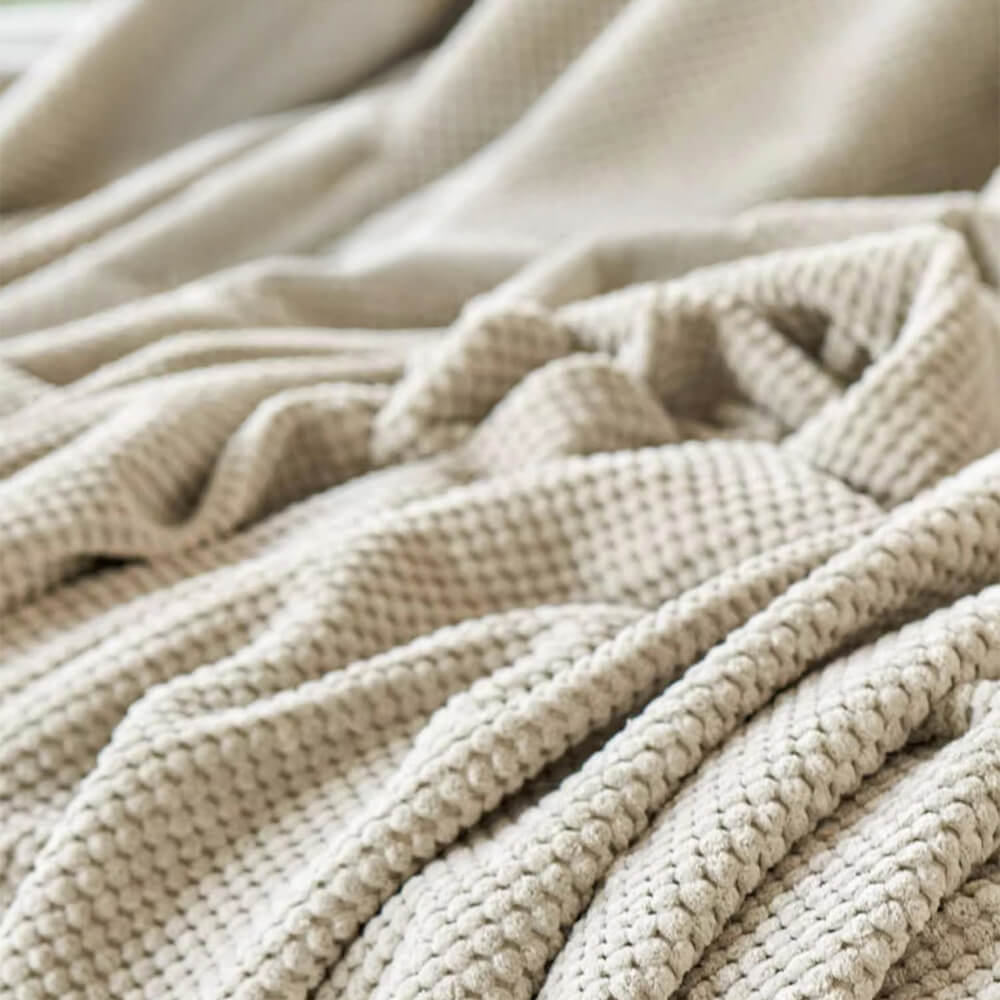 Weicher Warmer Sofabezug aus Cord mit Waffelmuster