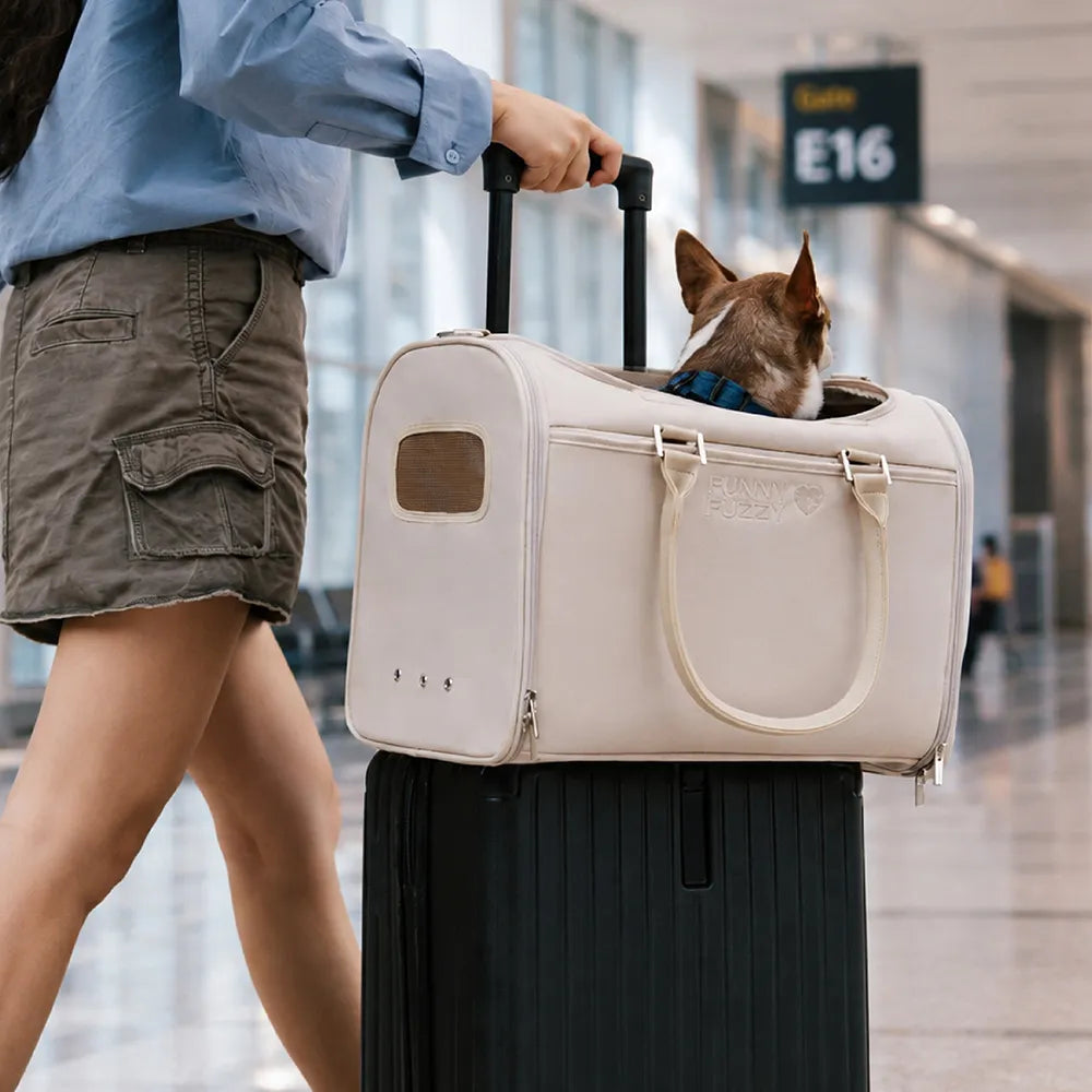 Hund Fluggesellschaft-konforme weiche Tragetaschen - Urbanes Herumwandern