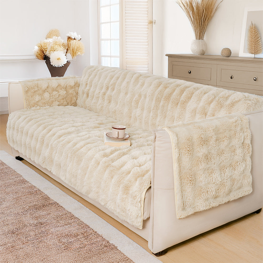 Flauschiger, wasserabweisender Möbelschutz-Sofabezug – EverDry