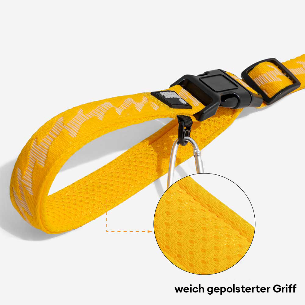 Beidseitig Reflektierende Verstellbare Vielseitige Nylonleinen mit weichem Griff für große Hunde - Flexi Walker