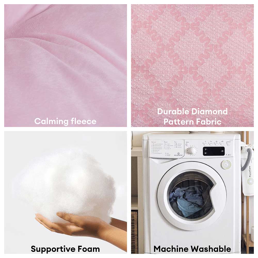 Zugband Waschbare Multifunktionale Runde Katzenbettmatte - Blumennacht-Napper