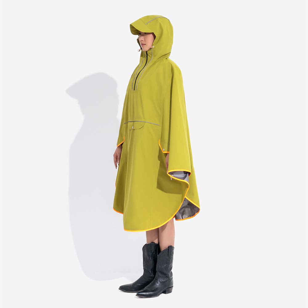 Verstellbarer Reflektierender Wasserdichter Regenmantel mit Tasche für Hunde und Menschen