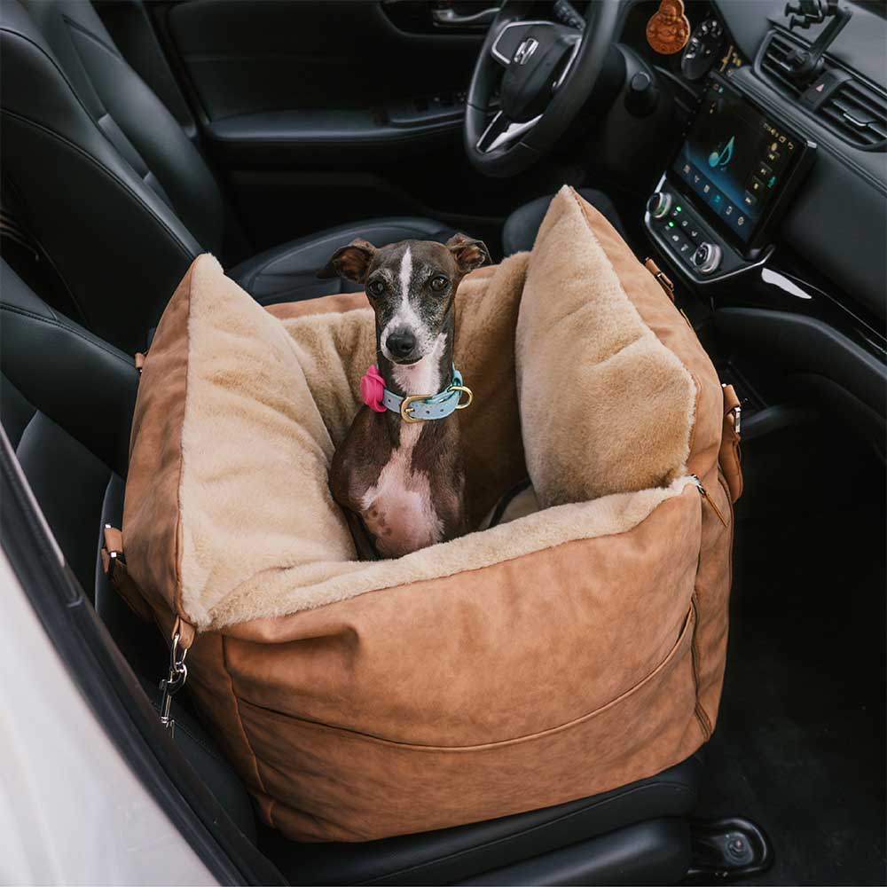 Großer Flauschiger Warmer Sicherer Rutschfester Hundesitz-Sitzerhöhungswagen – Ride and Rover