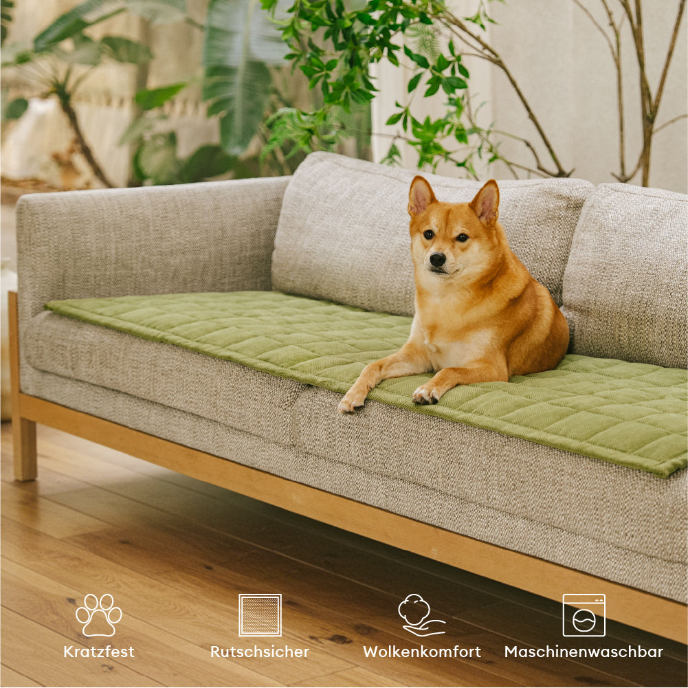 Zickzack-Chenille Elegante Atmungsaktive Sofadecke Rutschfeste Couchhülle