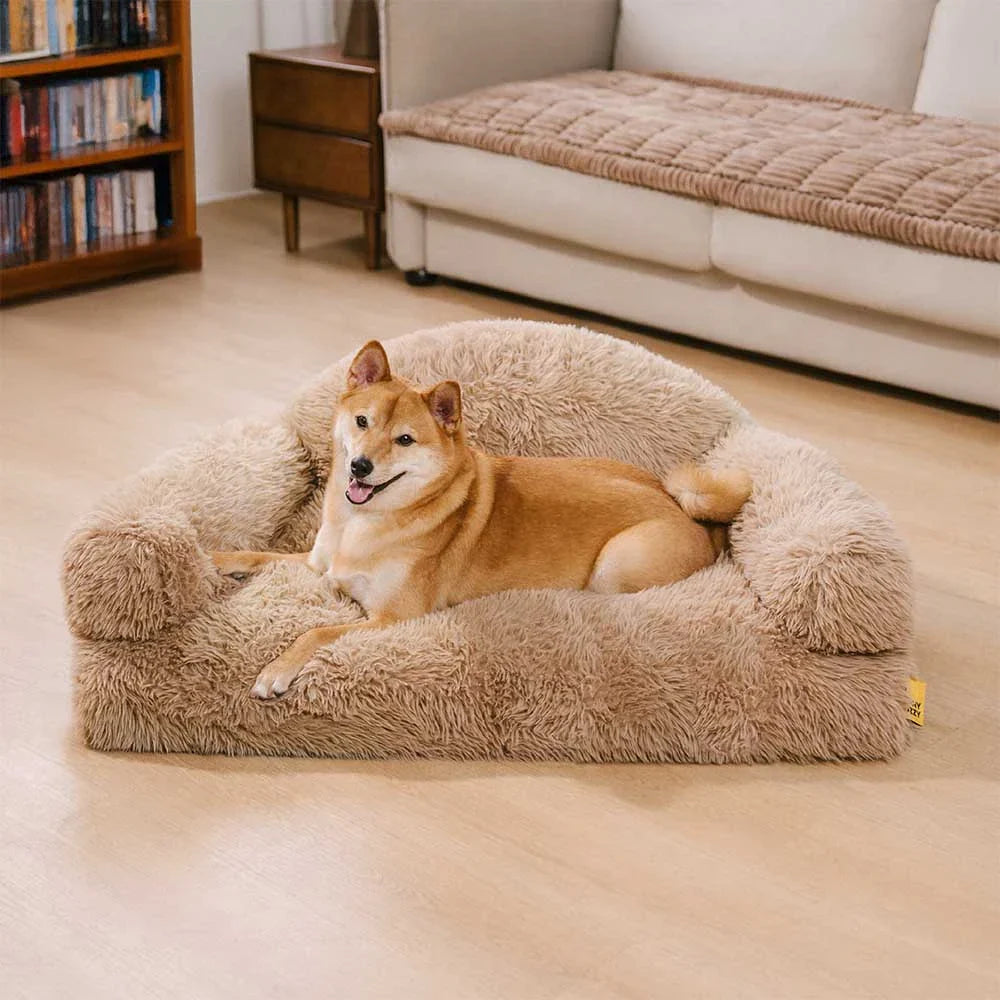 Plüschig Warm Abnehmbares Schwamm Orthopädisches Hundesofa Bett - FluffyHaven