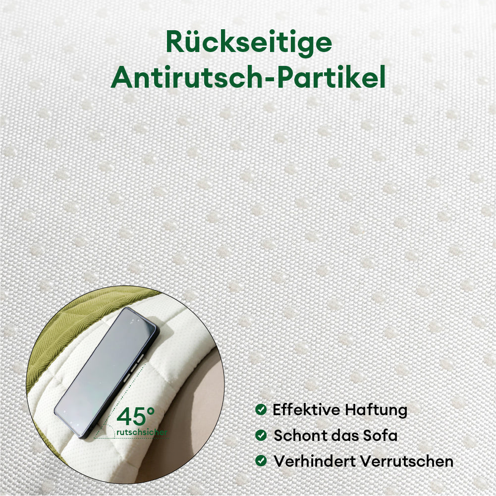 Zickzack-Chenille Elegante Atmungsaktive Sofadecke Rutschfeste Couchhülle