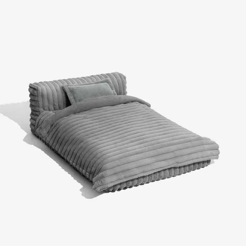 Mini-Plüsch-Hausstil Rückenstütze Orthopädisches Bett für kleine Hunde - TinyNest