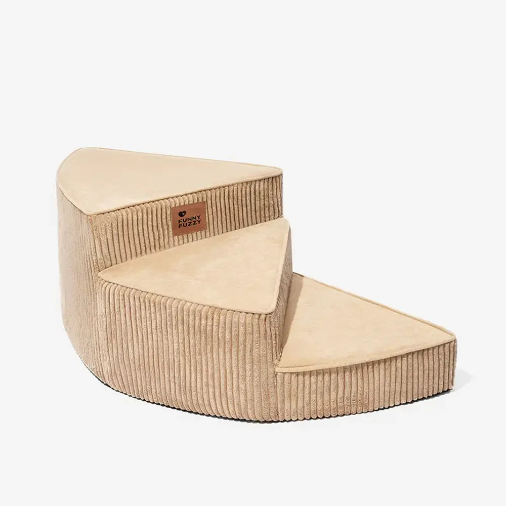 CreamyStep Haustiertreppe – Abnehmbar & Gelenkfreundlich aus Cordura