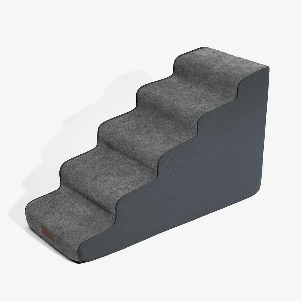 Fauxleder Hochdichte Schaumstoff Abnehmbare Haustiertreppe - LuxeStep