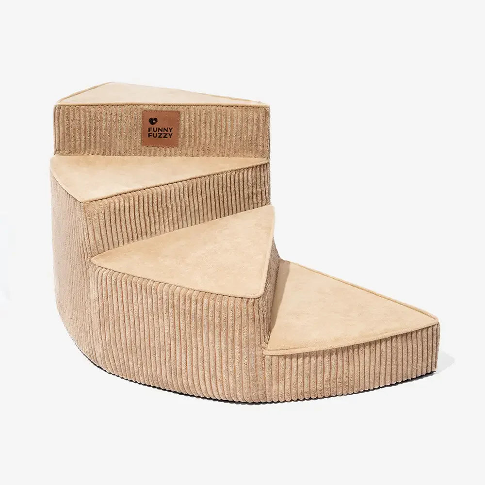 CreamyStep Haustiertreppe – Abnehmbar & Gelenkfreundlich aus Cordura