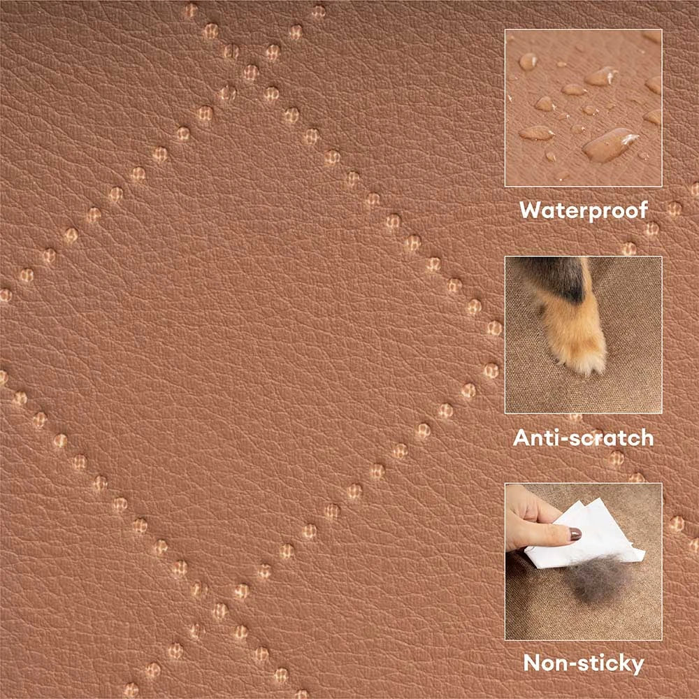 Fauxleder Hochdichte Schaumstoff Abnehmbare Haustiertreppe - LuxeStep
