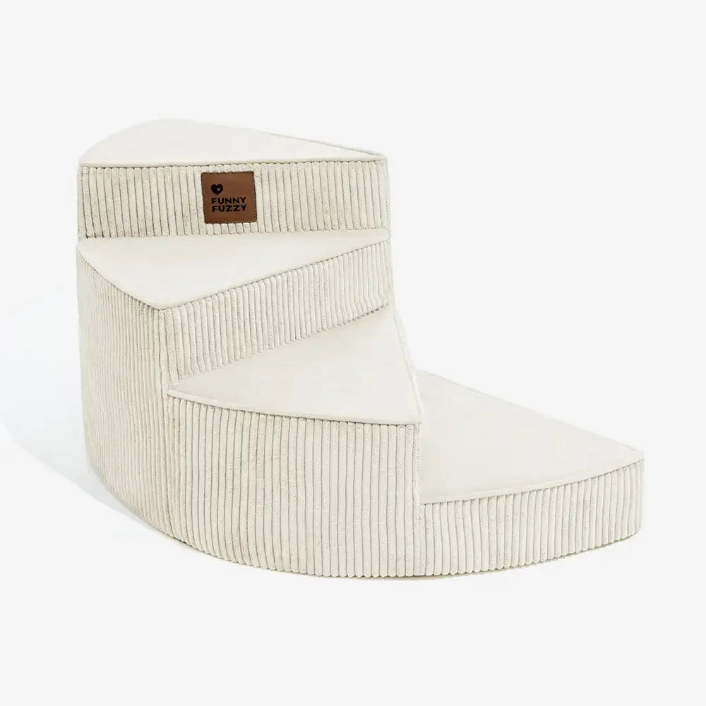 CreamyStep Haustiertreppe – Abnehmbar & Gelenkfreundlich aus Cordura