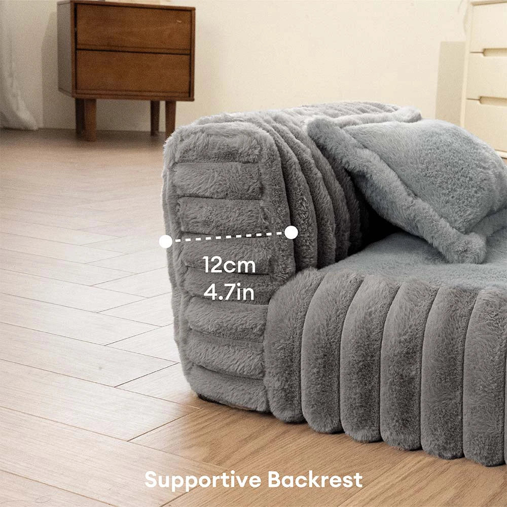 Mini-Plüsch-Hausstil Rückenstütze Orthopädisches Bett für kleine Hunde - TinyNest