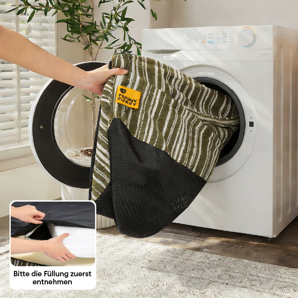 Orthopädisches Ganzjahres-Hundebett - Funnyfuzzy SnugNest