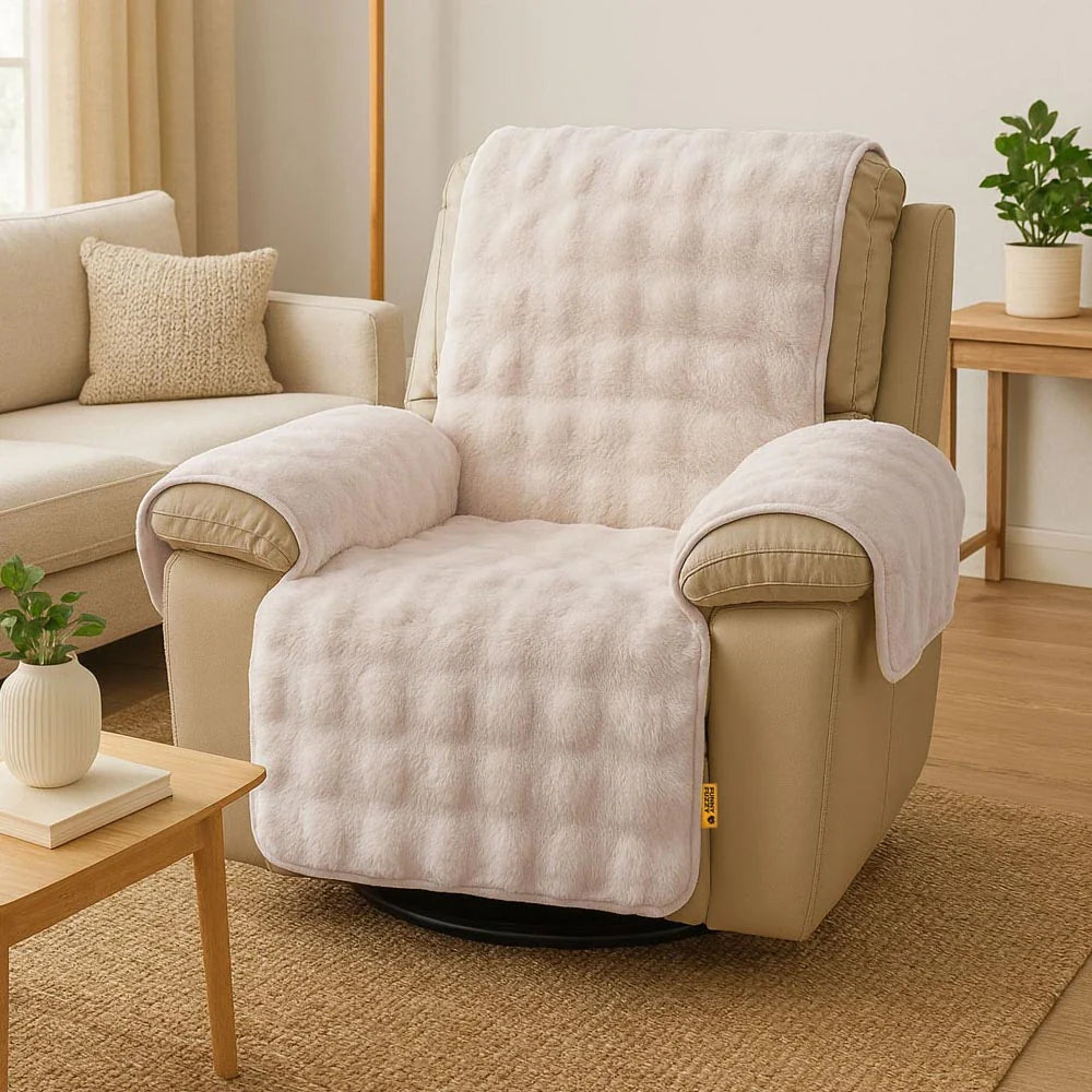 Flauschiger, wasserabweisender Möbelschutz-Sofabezug – EverDry