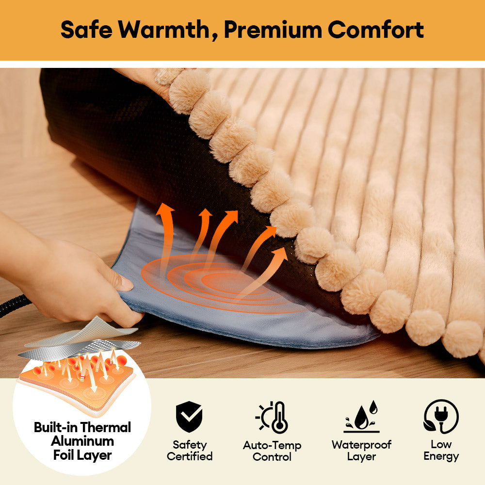 Fluffy Faux Rabbit Fur Waschbarer Warmer Tiermatte - ComfyEase