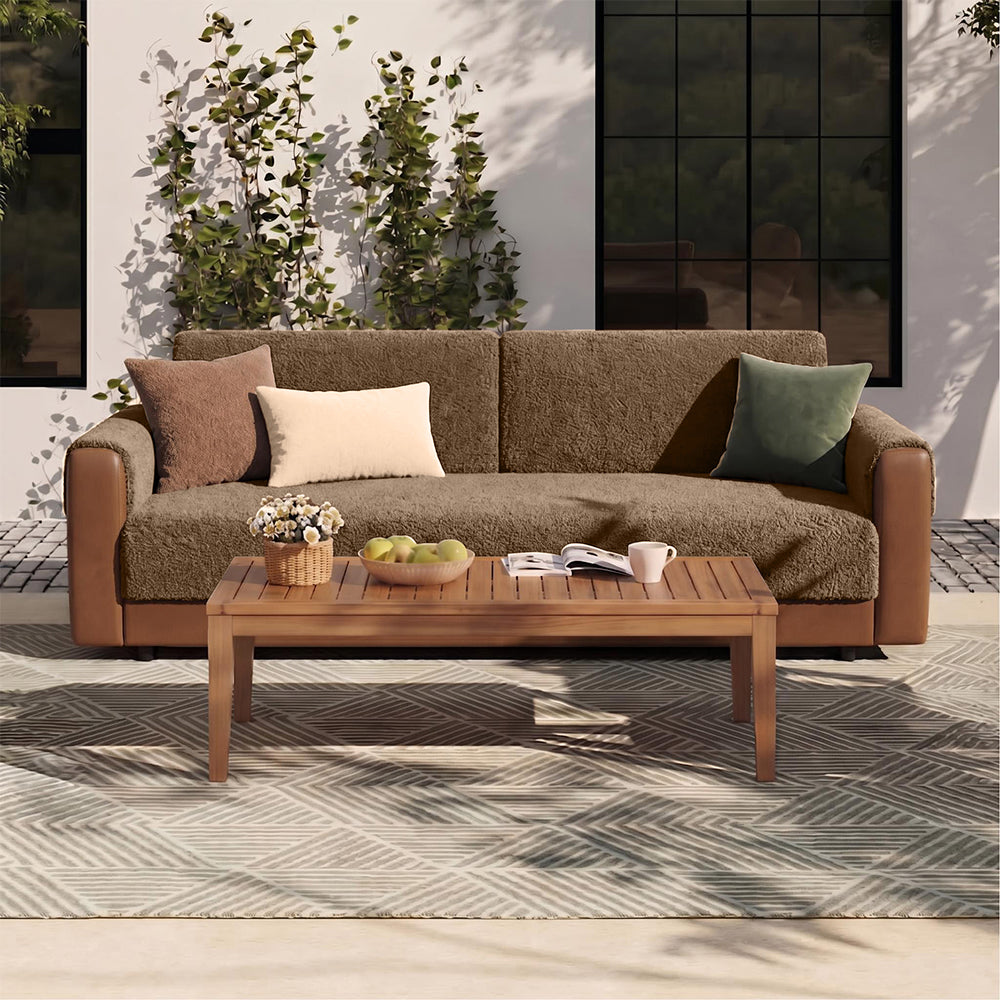 Allwetter Atmungsaktive Chenille Kratzfeste Outdoor Sofa Schutz Hülle