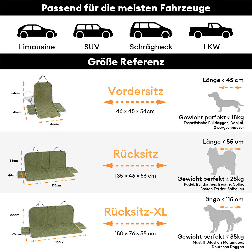 Wasserdichte Weiche Beschützer Autositzbezüge - Be Fresh