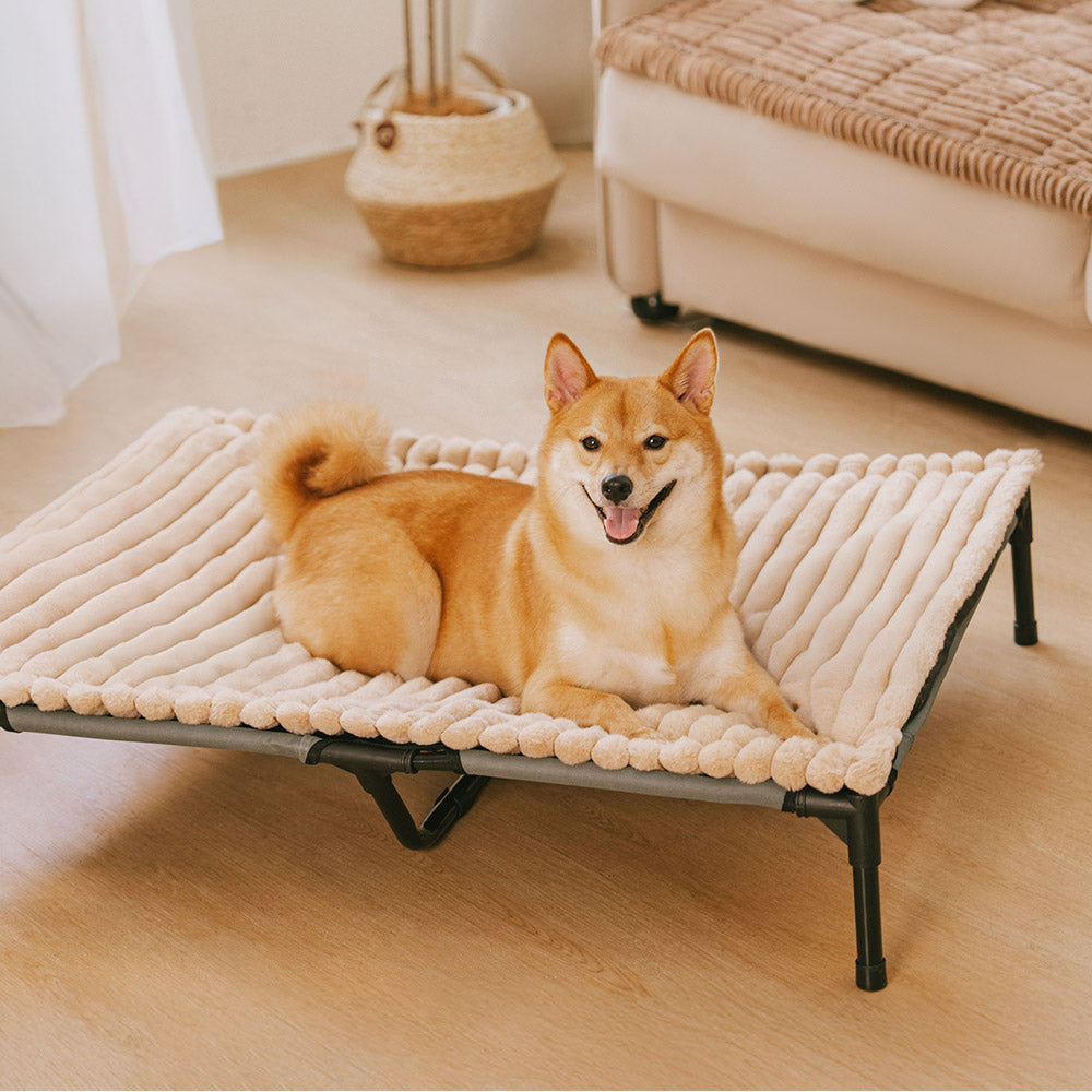 Fluffy Faux Rabbit Fur Waschbarer Warmer Tiermatte - ComfyEase