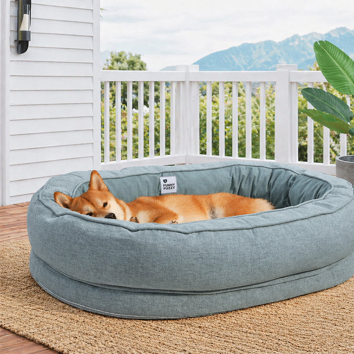 Donut Orthopädisches Außen-Hundebett