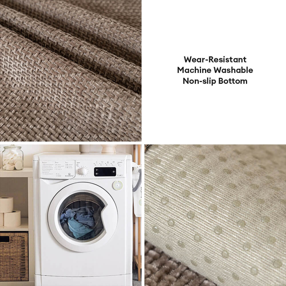 Moderner Rutschfester Outdoor Sofabezug aus Gewebtem Tweed-Chenille für alle Jahreszeiten