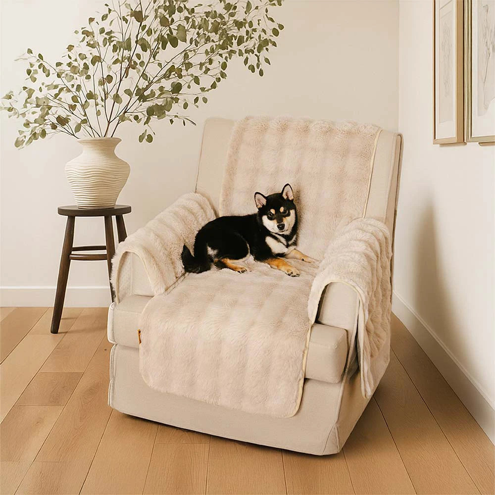 Flauschiger, wasserabweisender Möbelschutz-Sofabezug – EverDry