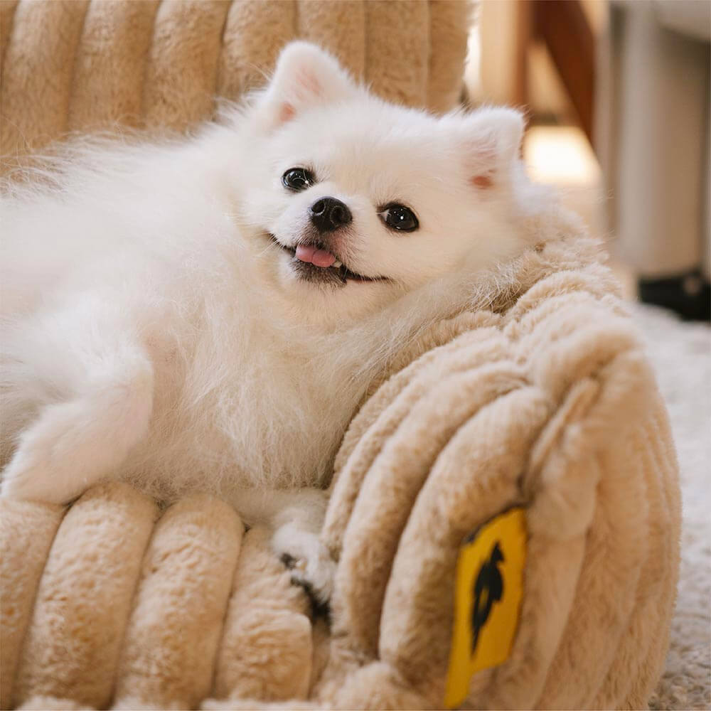 Großes waschbares flauschiges orthopädisches weiches Hundekissen für draußen - Snoozy Dream Hundesofa