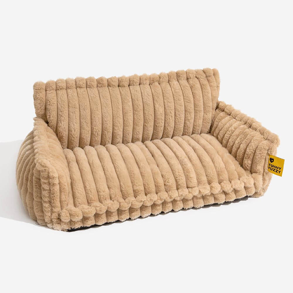 Großes waschbares flauschiges orthopädisches weiches Hundekissen für draußen - Snoozy Dream Hundesofa