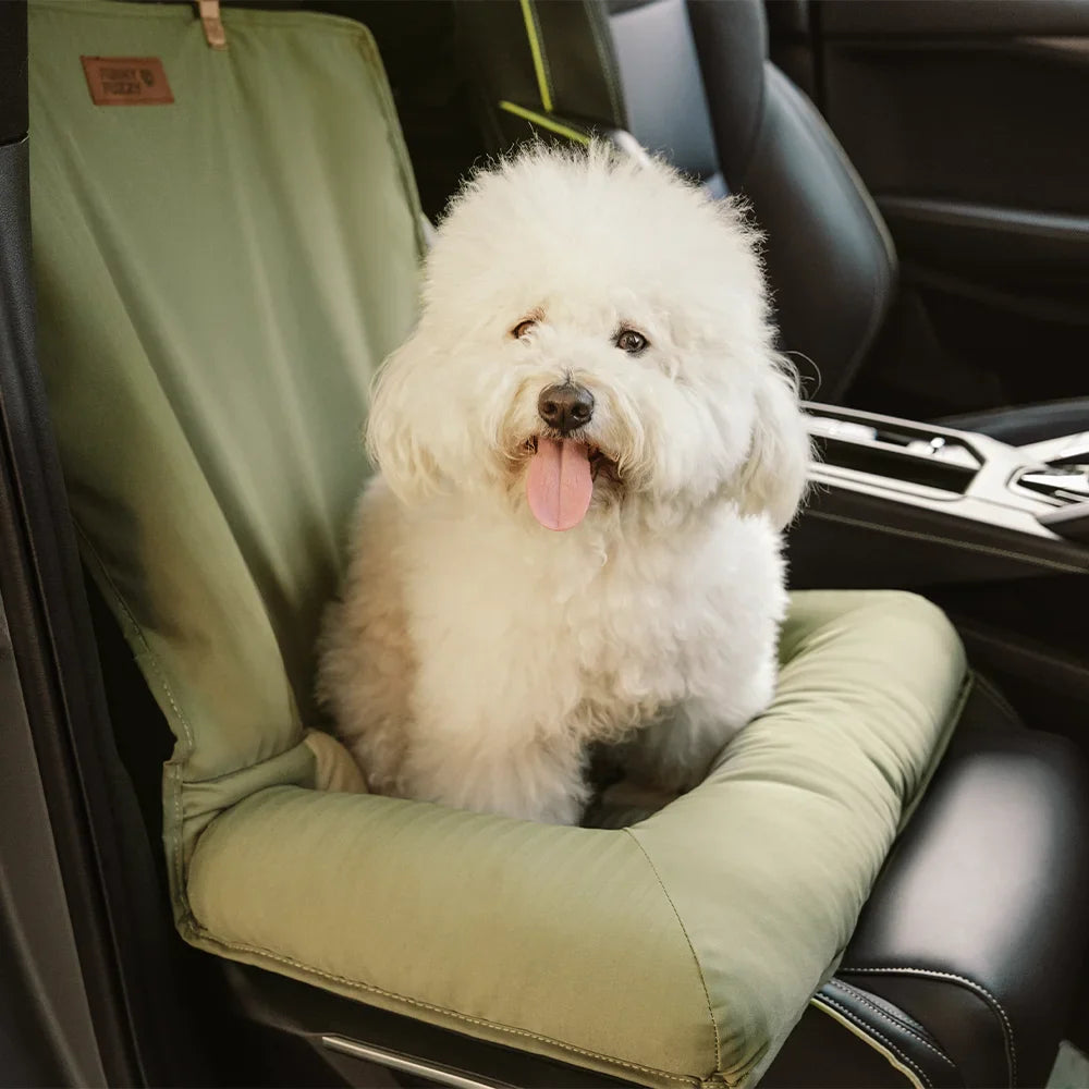 Reise-Sicherheitshörnchen Rücksitz Einzelplatz großes Hundecar-Sitzbett – Schachbrett-Lounge