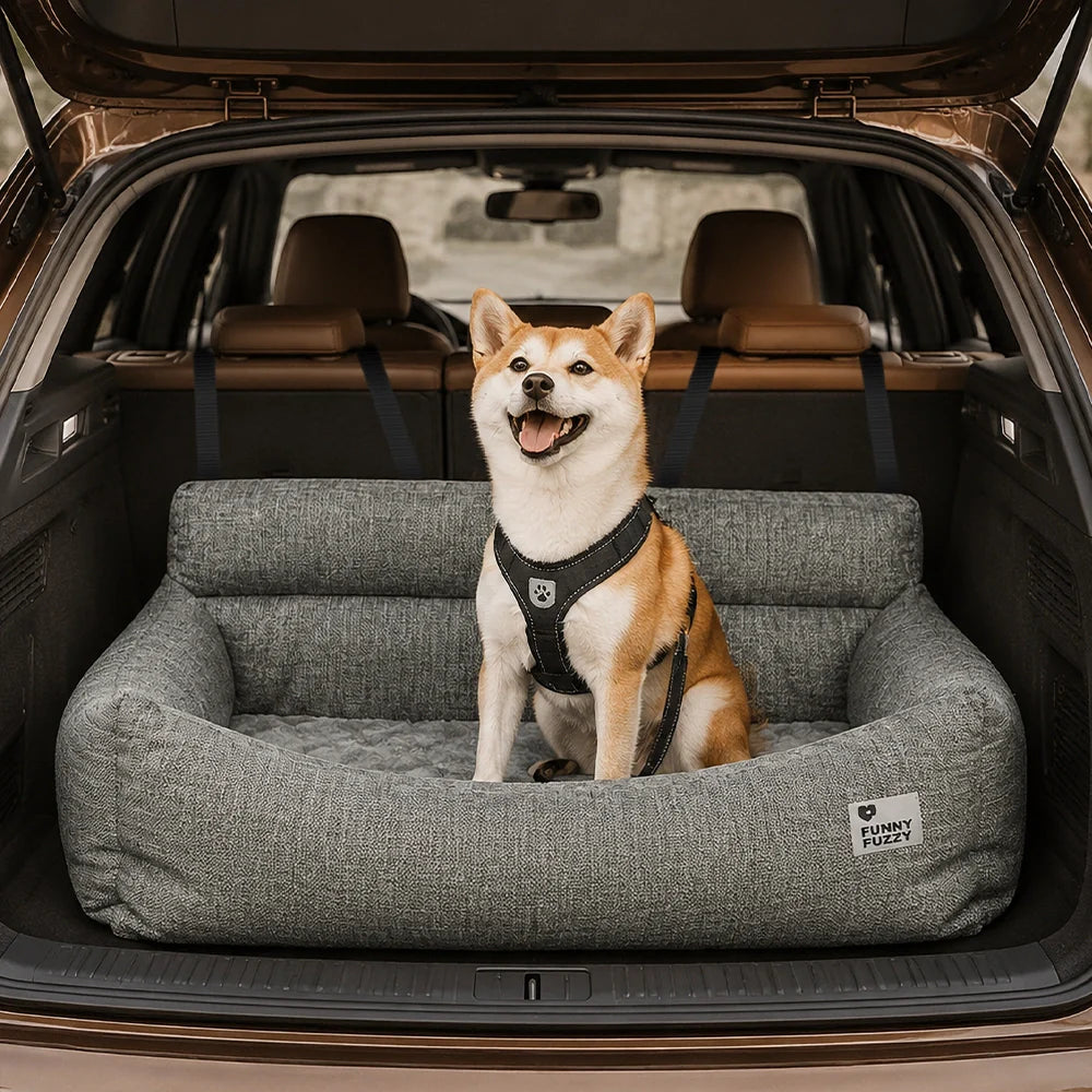 Reise-Kissen Voll Langlebig Waschbar Hund Auto Rücksitz Bett - Roadtrip