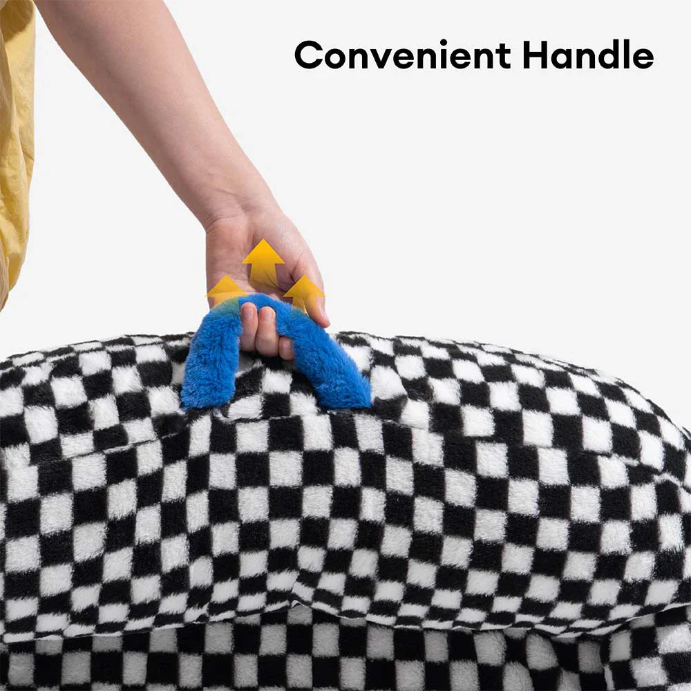 Prüfbrett Dick & Flauschig Waschbarer Orthopädischer Hundesofa-Bett - CheckMate