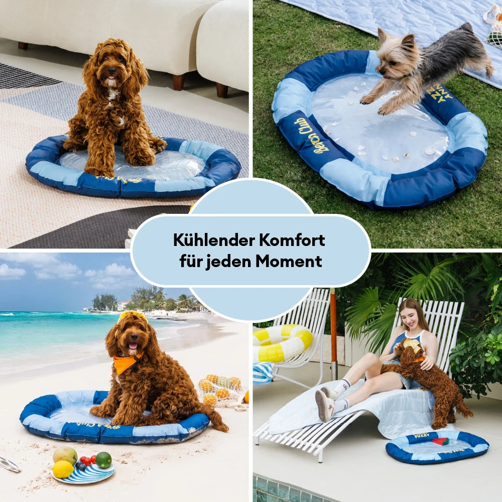 Wassergefüllte Kühlmatte für Hunde - Chill Nest