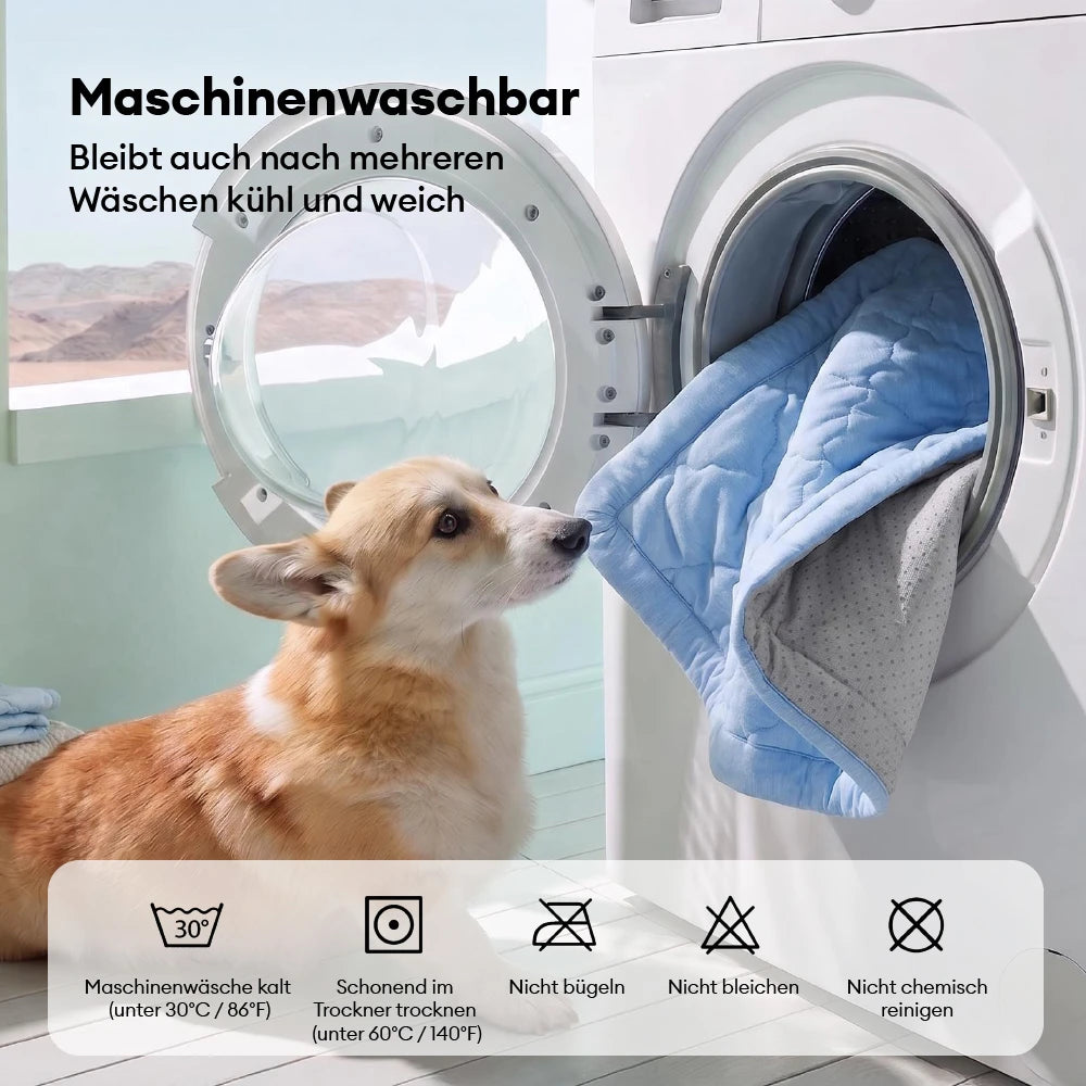 Kühlmatte für Hund & Autositz – Chill Nest