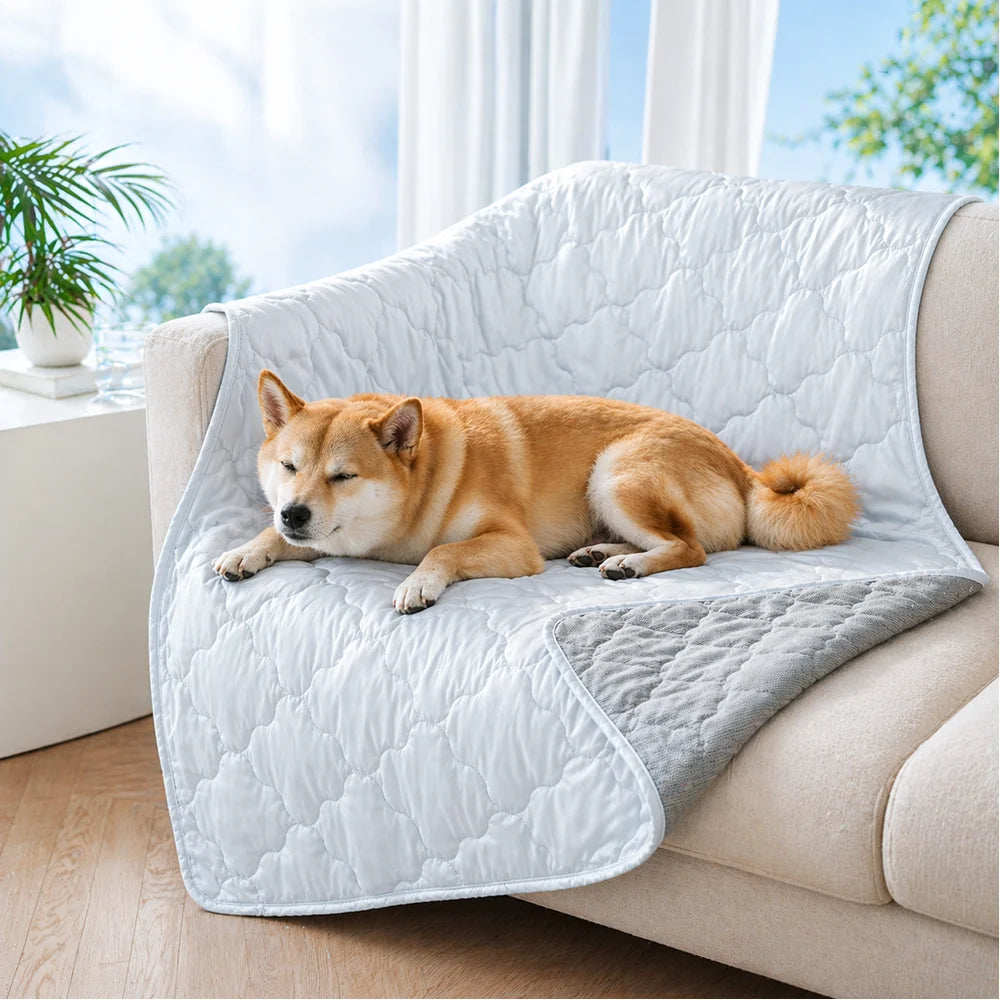 Kühldecke Hund – Doppelseitige Kühlende Sommerdecke für Mensch und Hund - Chill Nest
