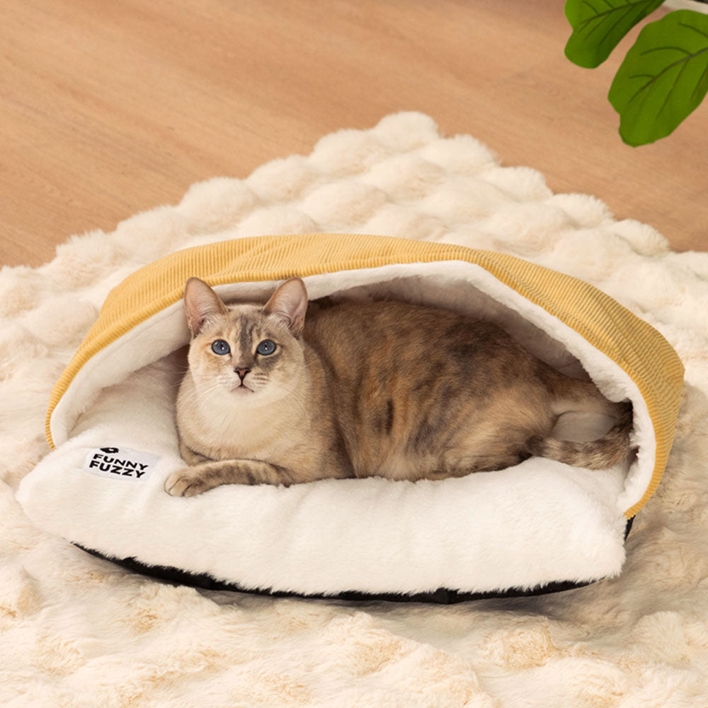 schlafsack für Ultraweicher Flauschiger Katze-Schlafsack für Katzenbett