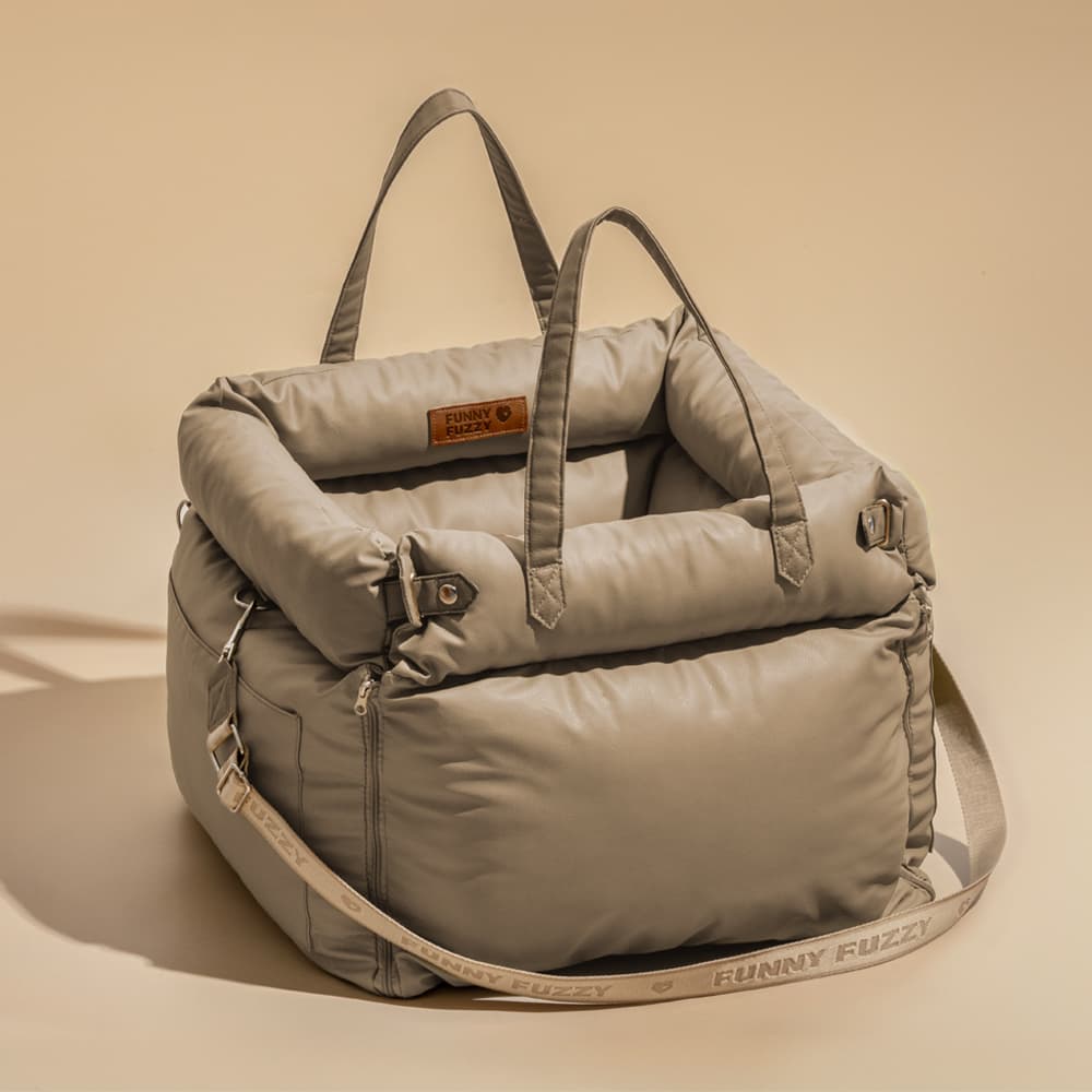 Prächtig Unterwegs Autositz Hundebett aus Kunstleder - Urban Voyager