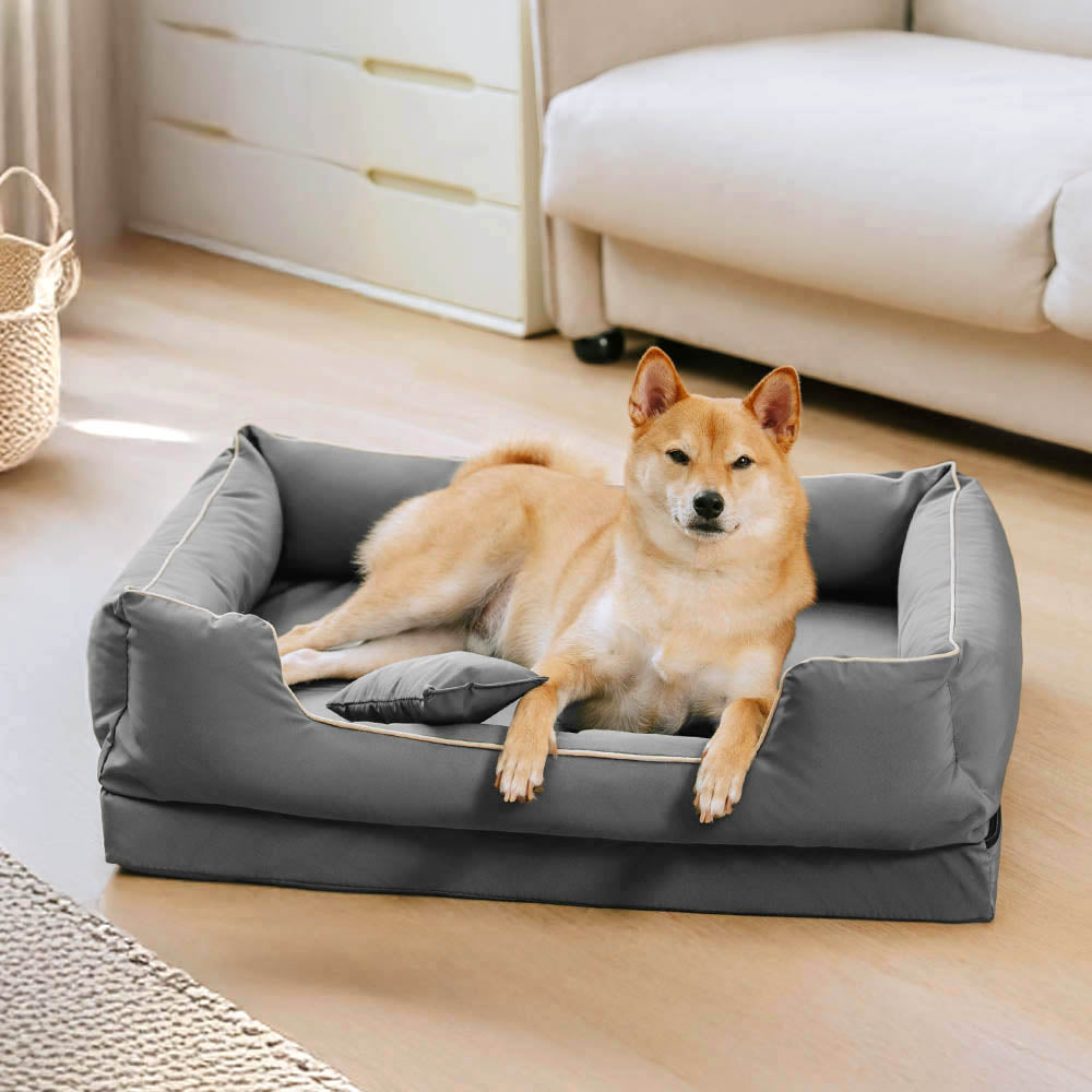 Nordischer Stil wasserdichter kratzfester waschbarer Hundesofa-Bett mit Kissen