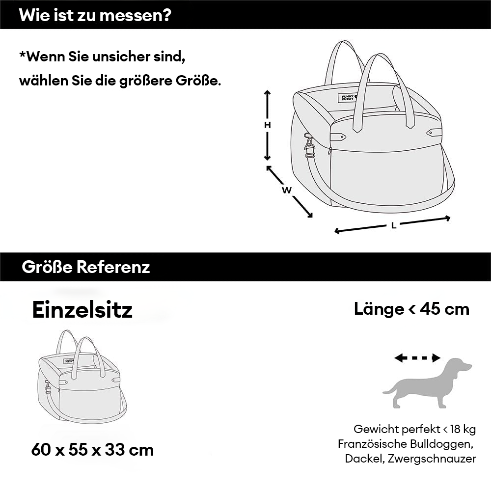 Wasserdichter Atmungsaktiver Hunde-Autositz – Pup Rover