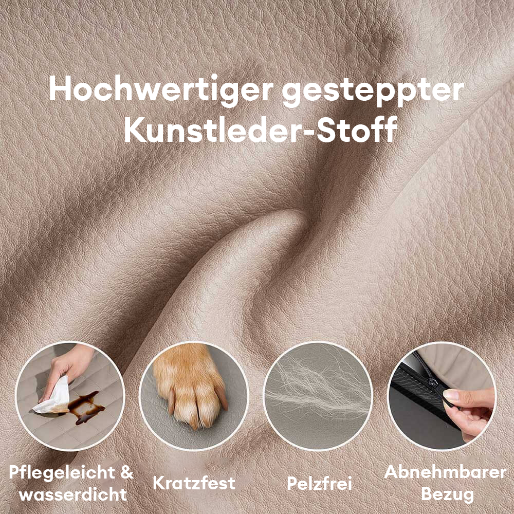 Luxe wasserabweisende Kunstleder abziehbare spiralförmige Haustiertreppe - StepEase