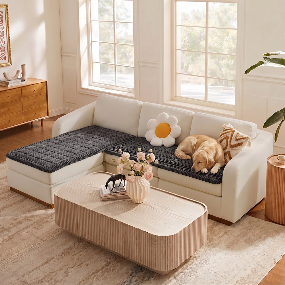 Faul weiche Fleece atmungsaktive Haustiermatte rutschfester Wohnzimmercouchbezug