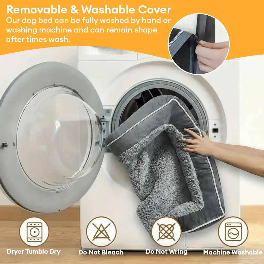 Abnehmbares Wasserdichtes Vollständig Umschließendes Orthopädisches Hundebett