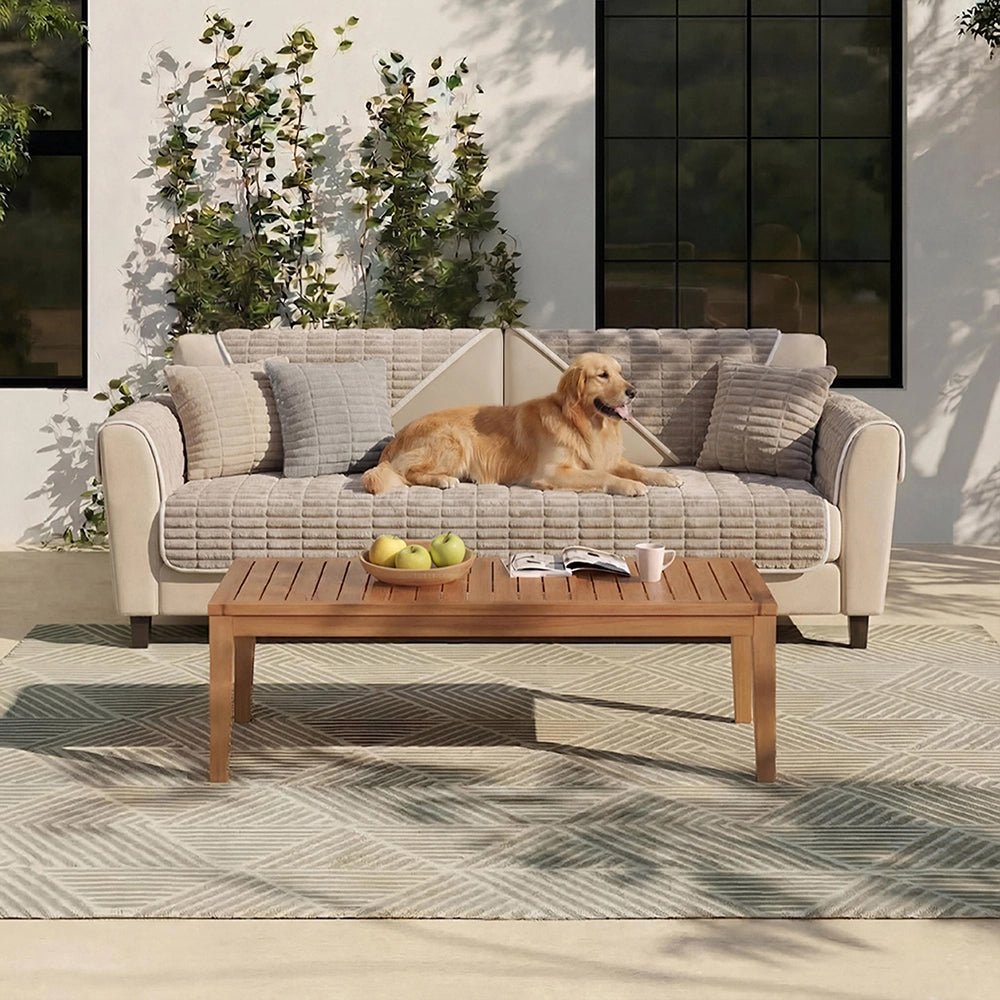Wasserfeste gemütliche Fleece-Sofa-Schutz rutschfeste Sofabezug
