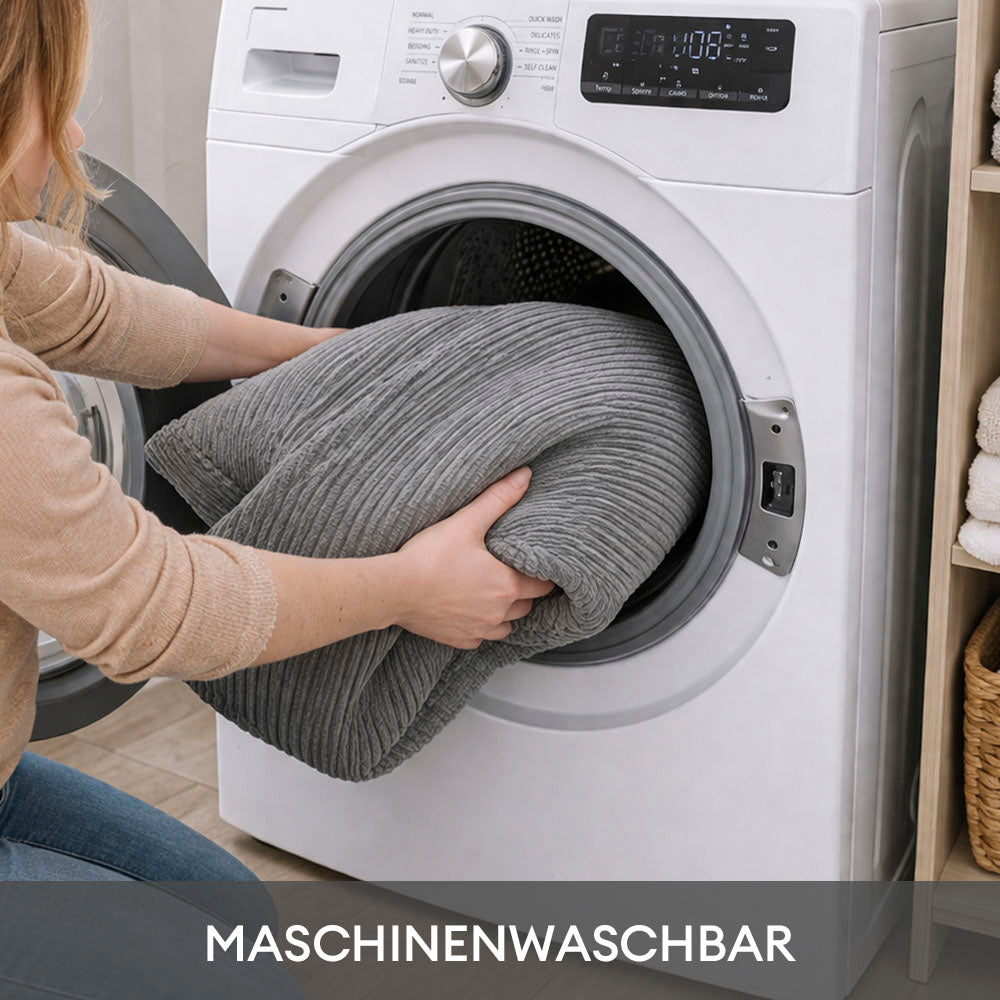 Kratzfester Elastischer Sofabezug aus Cord mit Vertikalen Streifen