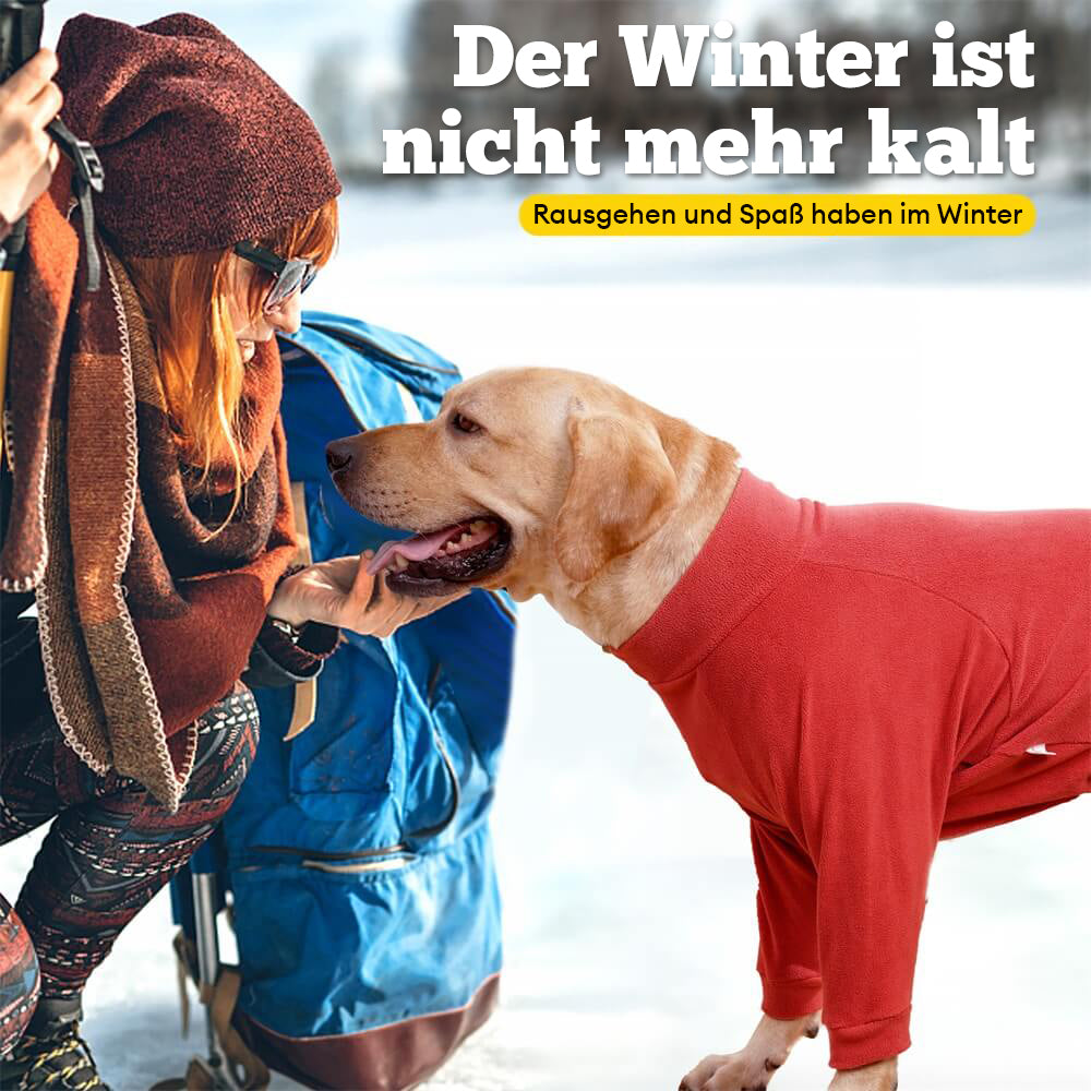 Kuscheliger Fleece-Hundepyjama – Perfekte Nachtwäsche für große Hunde
