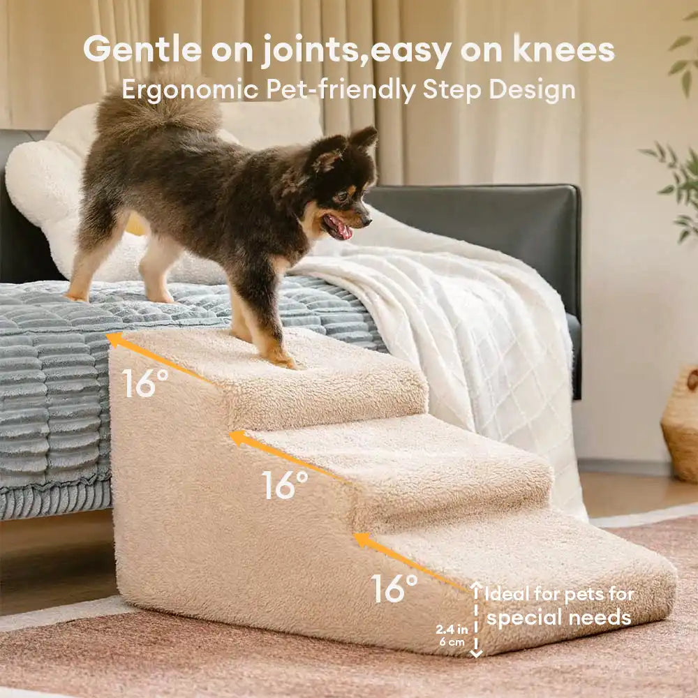 Kletterhilfe für Bett- und Couchzugang – Gelenkschutz mit weichen Hundetreppe