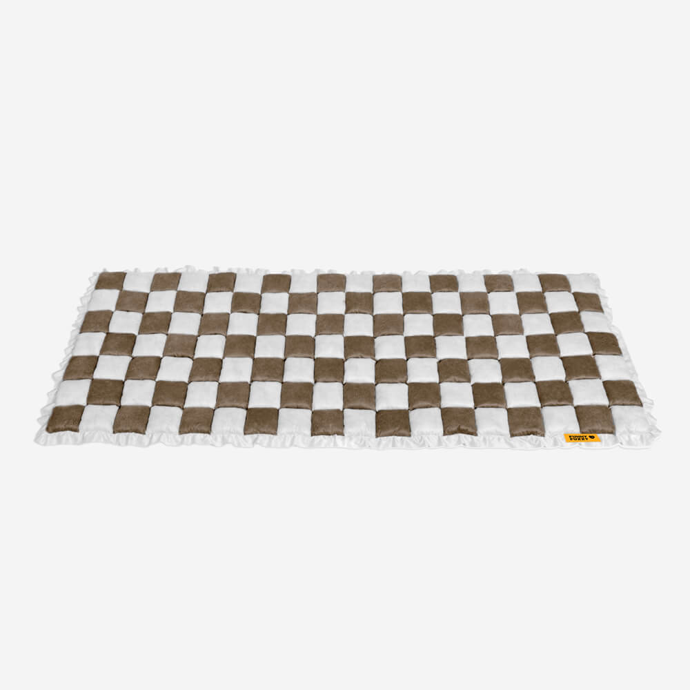 Kratzfester Schutzsofabezug Ganzjahres-Plaid-Haustiermatte mit Karomuster