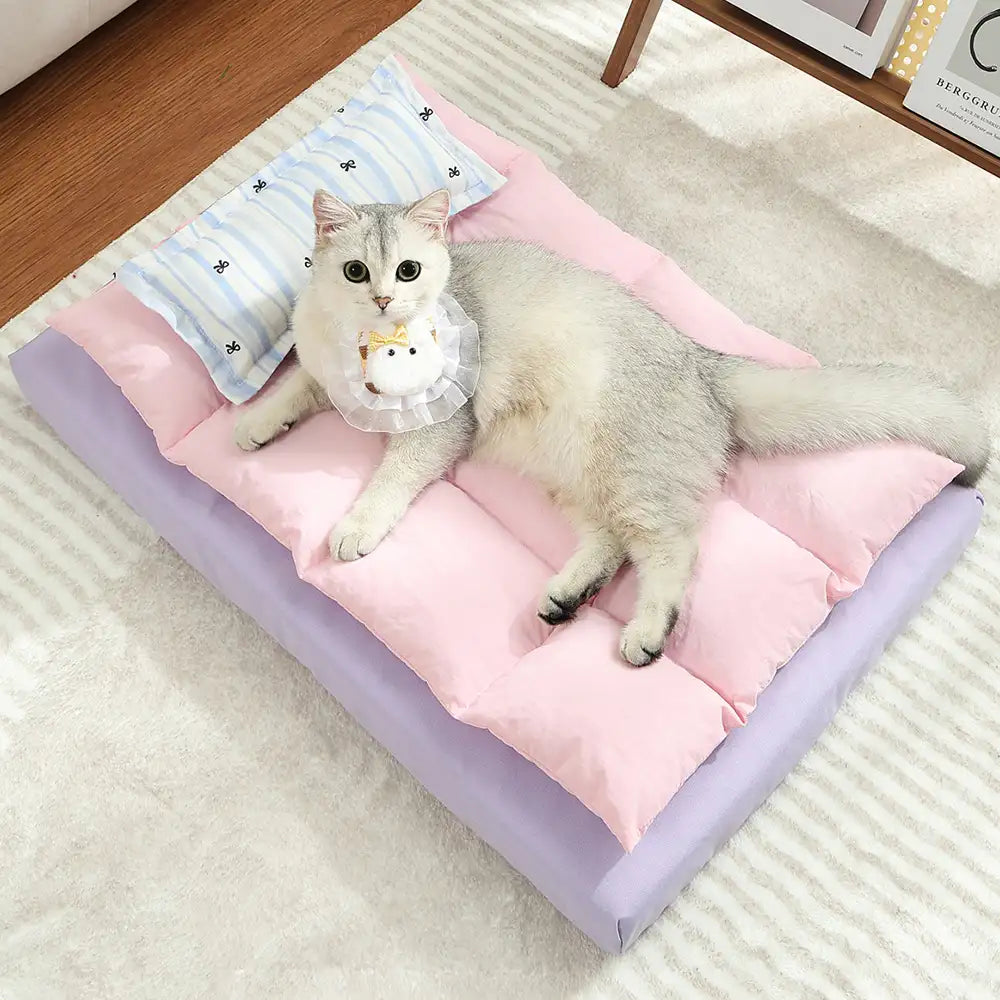 All-in-One Multifunktionales wasserabweisendes Komfort-Hundebett mit Kissen