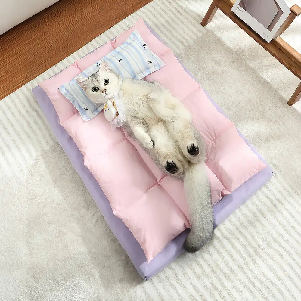 All-in-One Multifunktionales wasserabweisendes Komfort-Hundebett mit Kissen