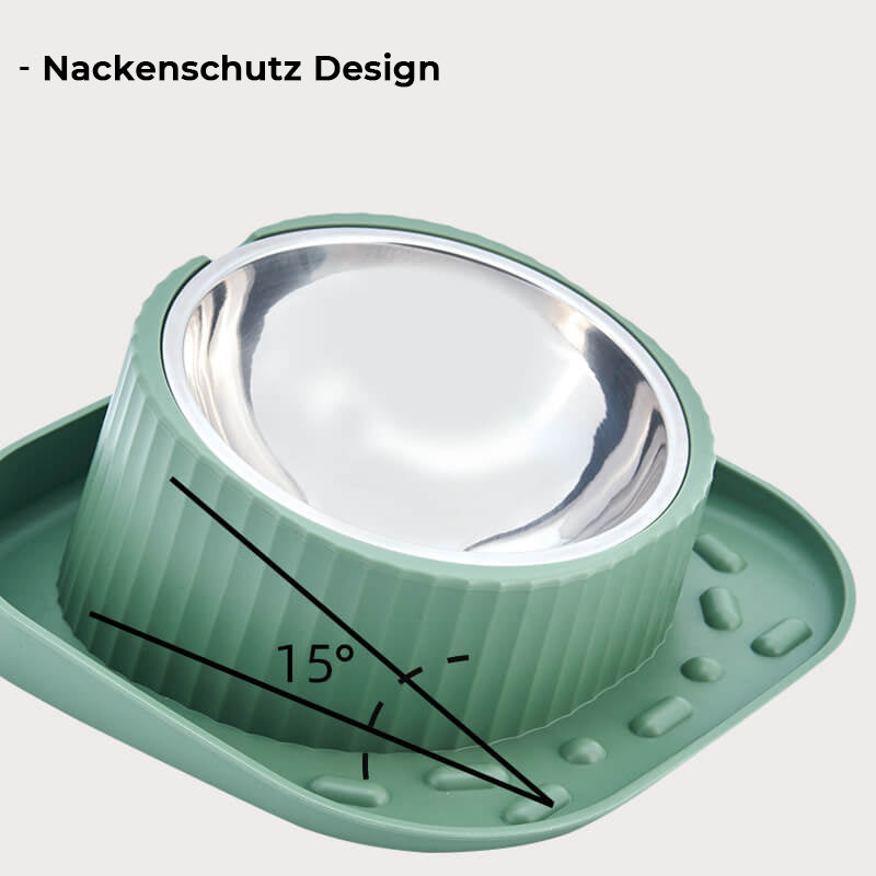 Auslaufsicherer Futternapf zum Nackenschutz für Haustiere